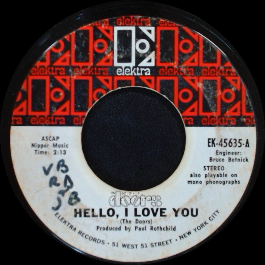 The Doors - Hello, I Love You / Love Street side A