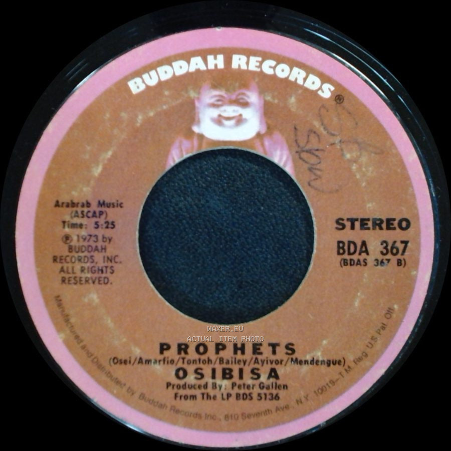 Osibisa - Super Fly Man / Prophets side B