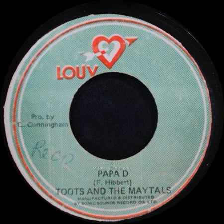 Toots And The Maytals - Papa D / Papa D side A
