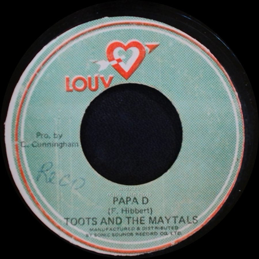 Toots And The Maytals - Papa D / Papa D side A