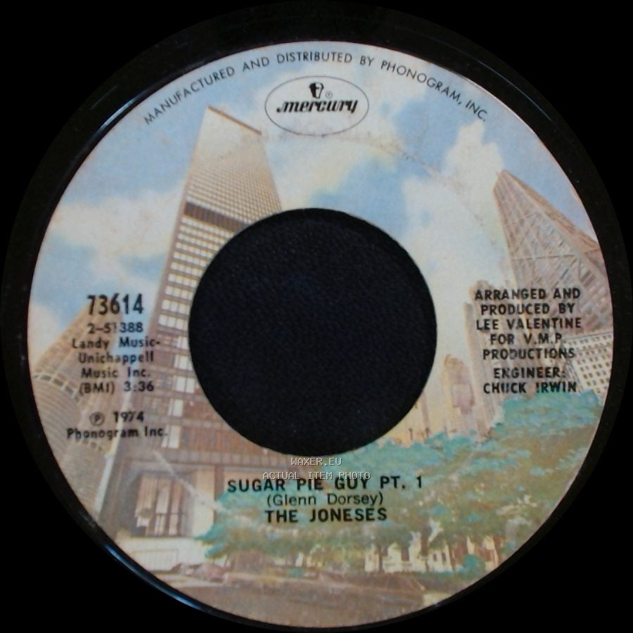 The Joneses - Sugar Pie Guy Pt. 2 / Sugar Pie Guy Pt. 1 side B