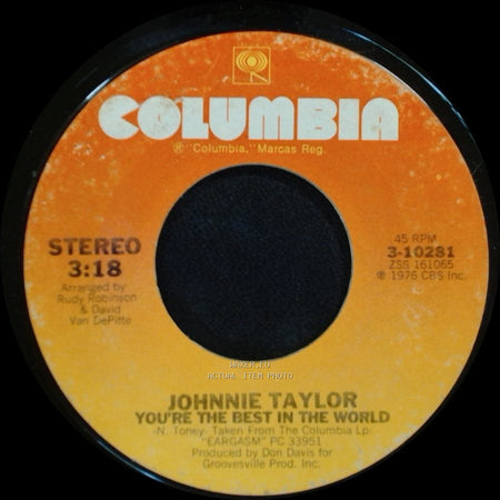 Johnnie Taylor - You're The Best In The World / Disco Lady side A
