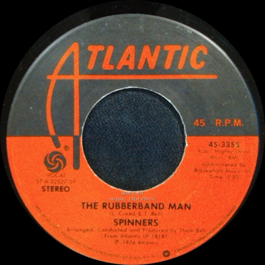 Spinners - Now That We're Together / The Rubberband Man side B