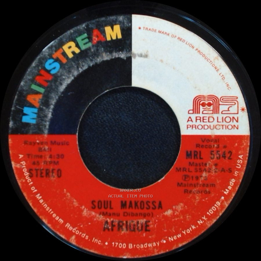 Afrique - Hot Mud / Soul Makossa side B
