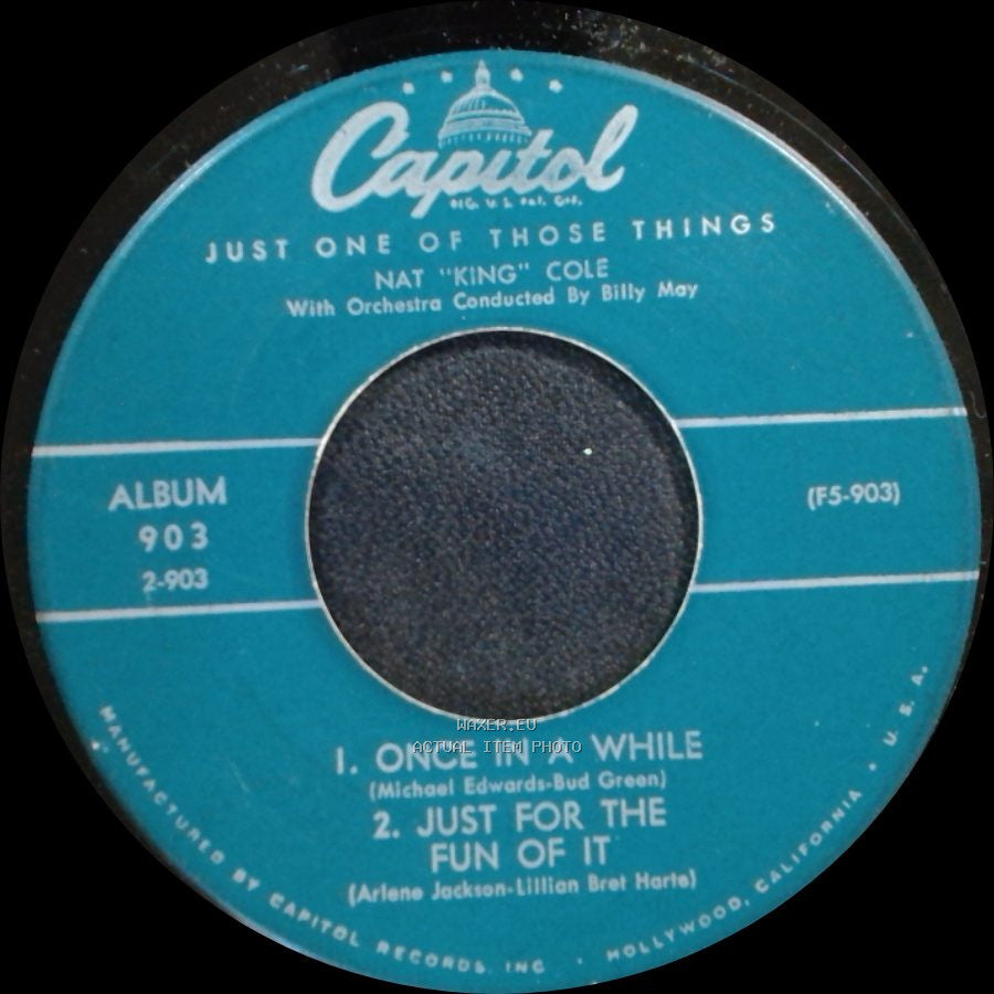 Nat "King" Cole - Just One Of Those Things / Just One Of Those Things side B