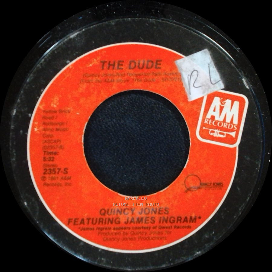 Quincy Jones Featuring James Ingram - The Dude / Just Once side A