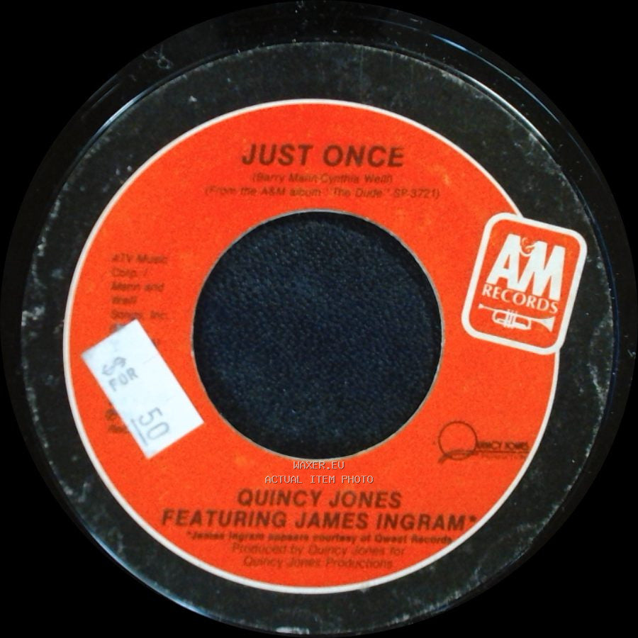 Quincy Jones Featuring James Ingram - The Dude / Just Once side B