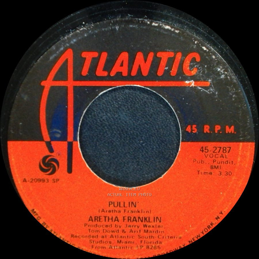 Aretha Franklin - Pullin' / You're All I Need To Get By side A