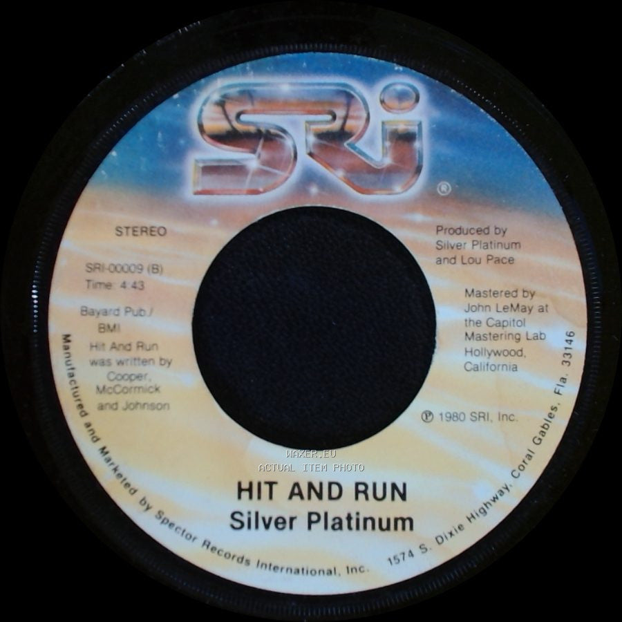 Silver Platinum - Hit And Run / Dance side A