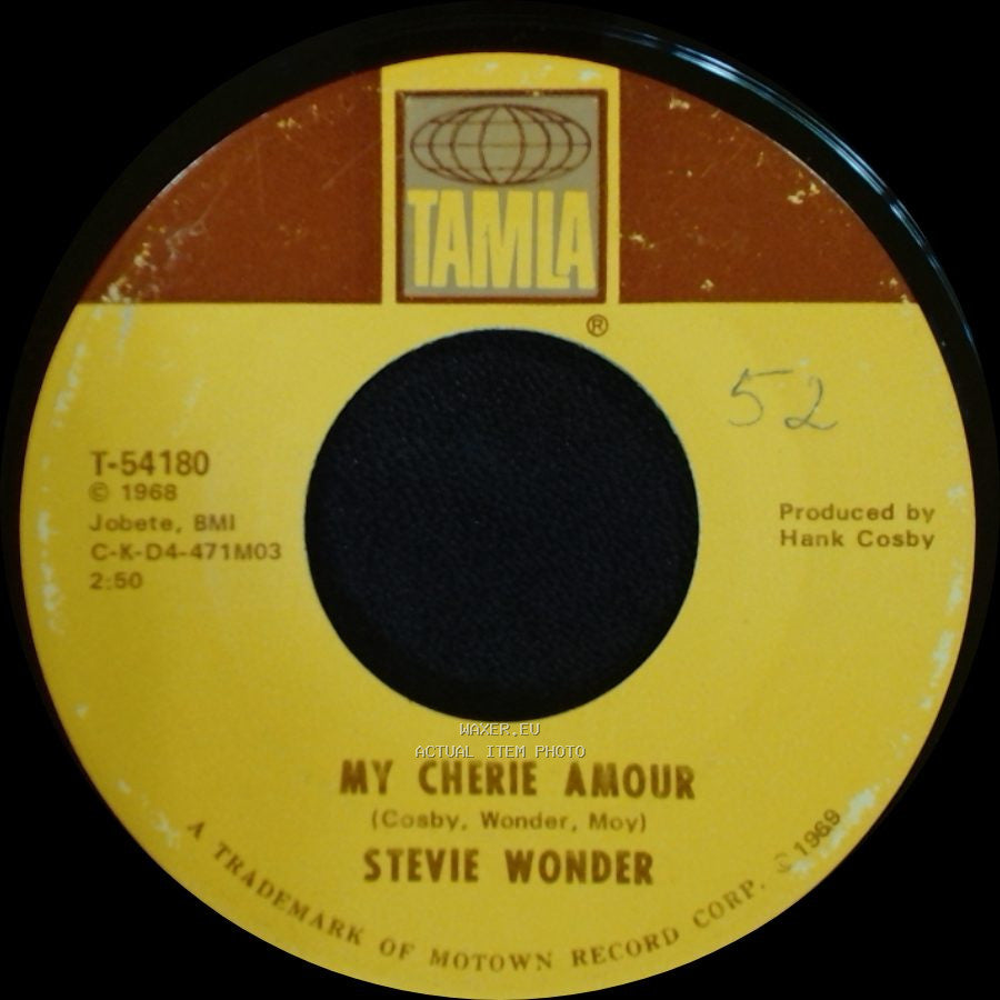 Stevie Wonder - Don't Know Why I Love You / My Cherie Amour side B