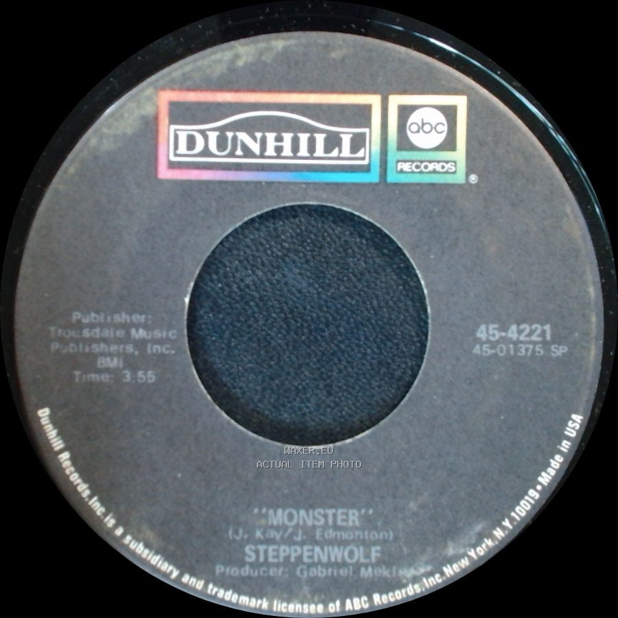 Steppenwolf - Monster / Berry Rides Again side A