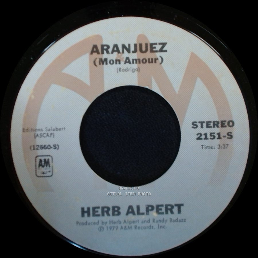 Herb Alpert - Aranjuez (Mon Amour) / Rise side A