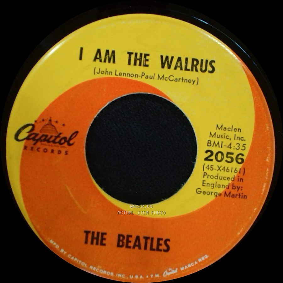 The Beatles - I Am The Walrus / Hello Goodbye side B