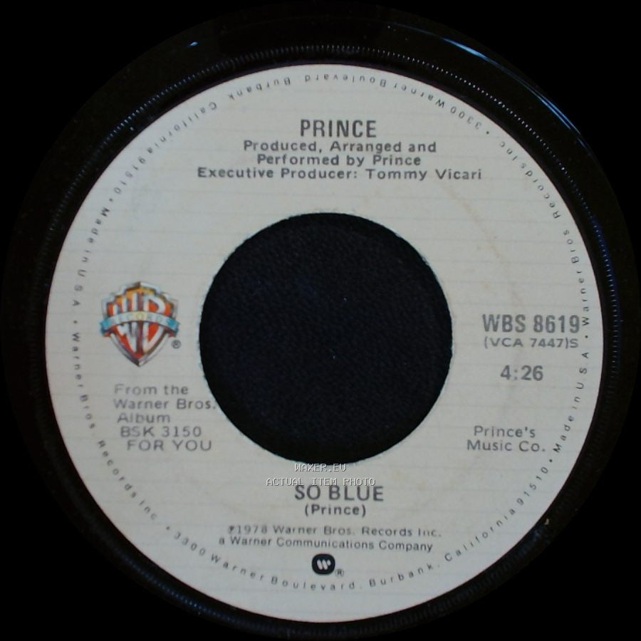 Prince - So Blue / Soft And Wet side A