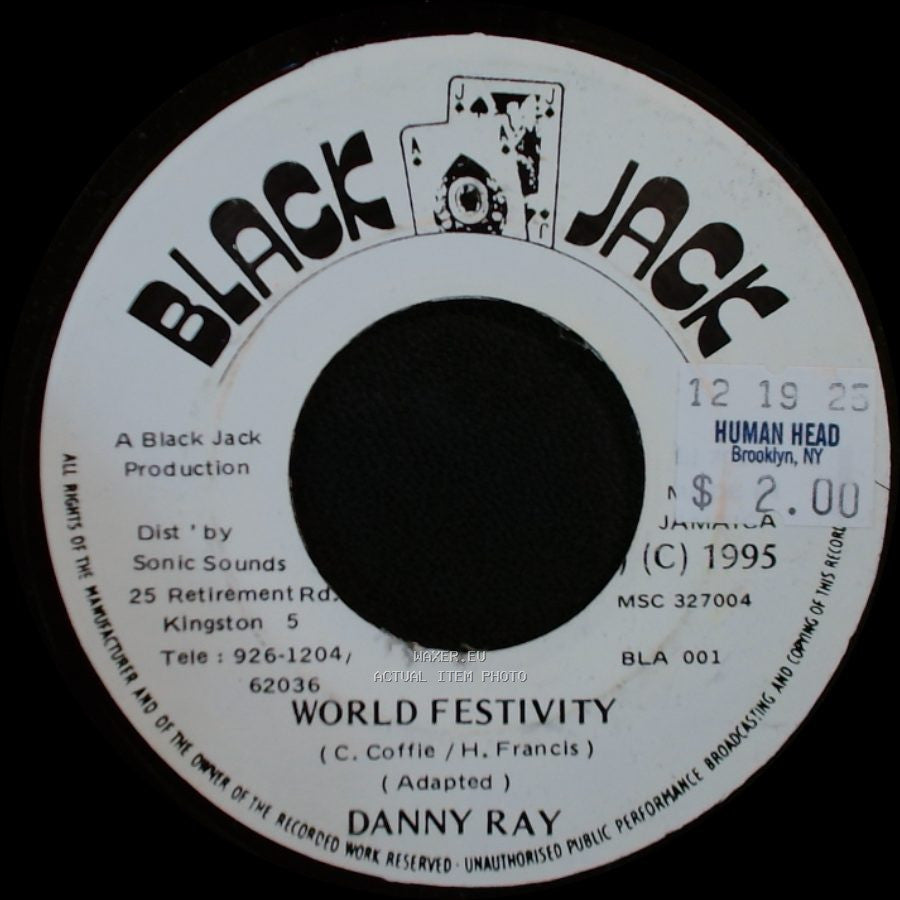 Danny Ray - Rasta Man Live Up / World Festivity side B