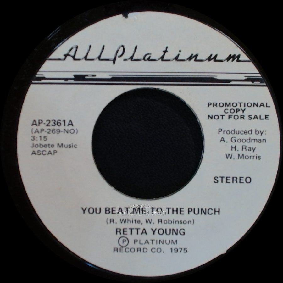 Retta Young - You Beat Me To The Punch / You Beat Me To The Punch side A