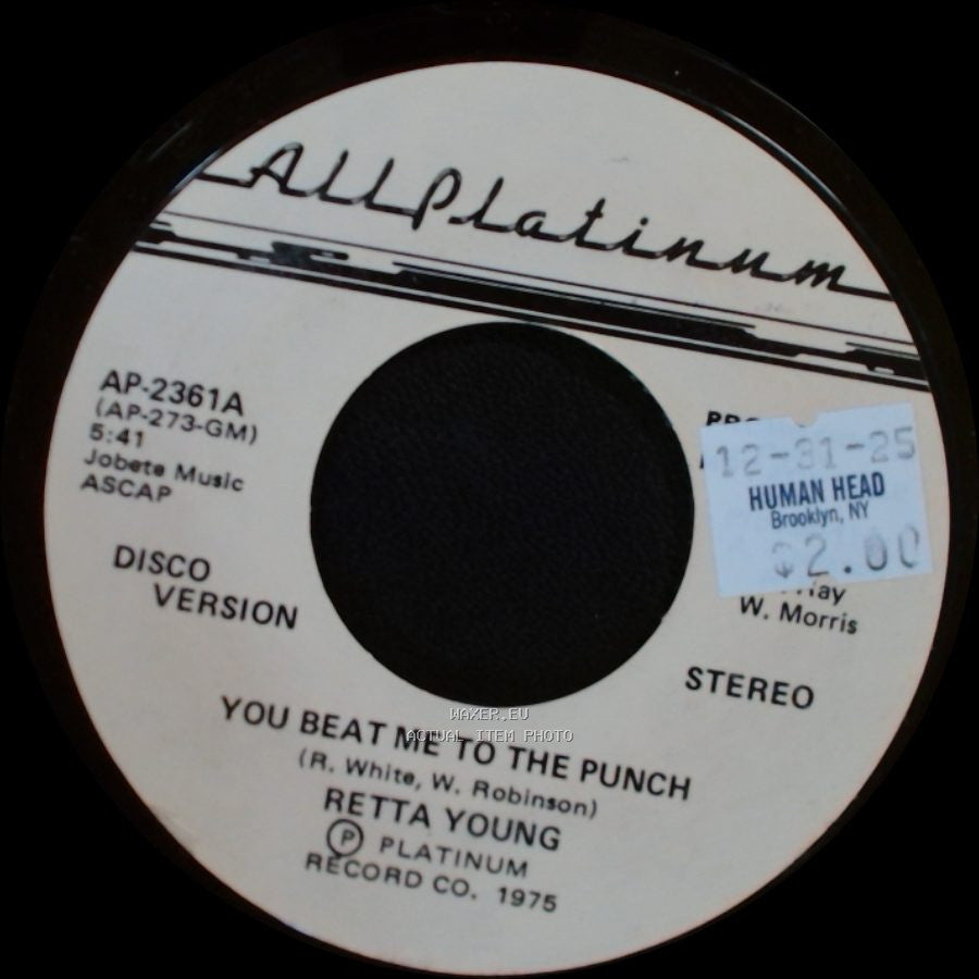 Retta Young - You Beat Me To The Punch / You Beat Me To The Punch side B