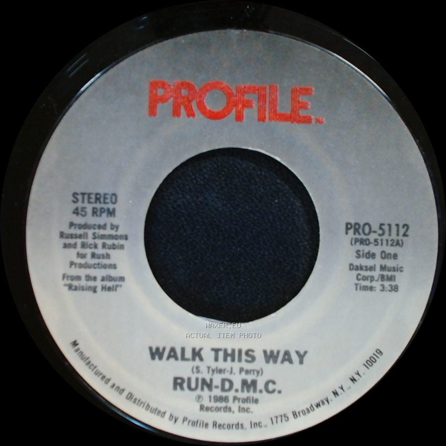 Run-D.M.C. - Walk This Way / King Of Rock side A