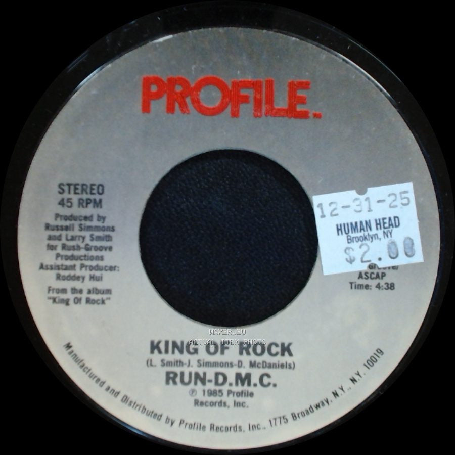 Run-D.M.C. - Walk This Way / King Of Rock side B