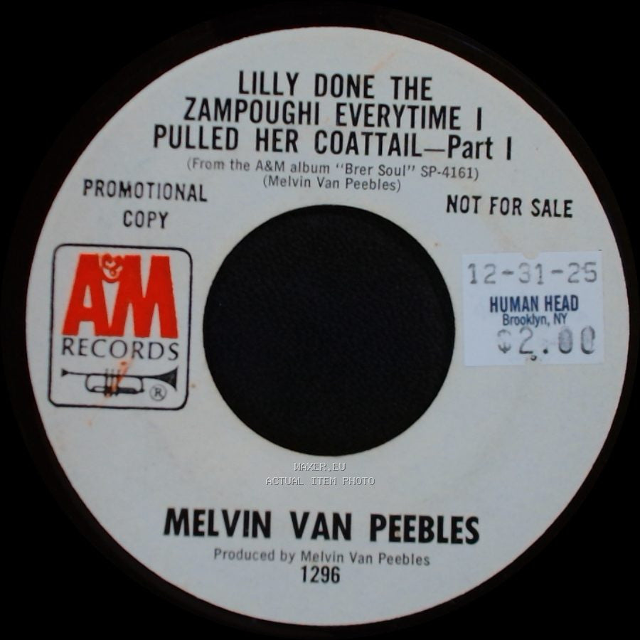Melvin Van Peebles - Lilly Done The Zampoughi Everytime I Pulled Her Coattail - Part I / Lilly Done The Zampoughi Everytime I Pulled Her Coattail - Part Ii side A