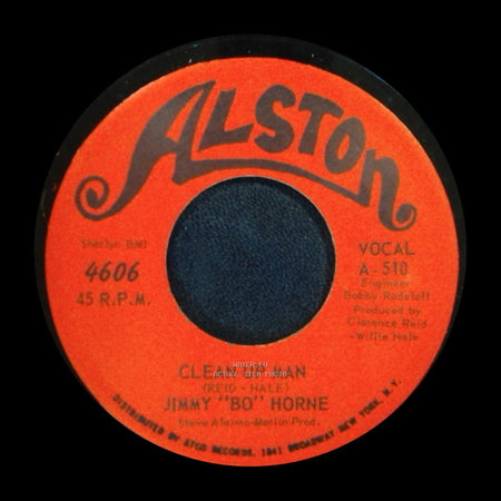 Jimmy "Bo" Horne - Clean Up Man / Down The Road Of Love side A