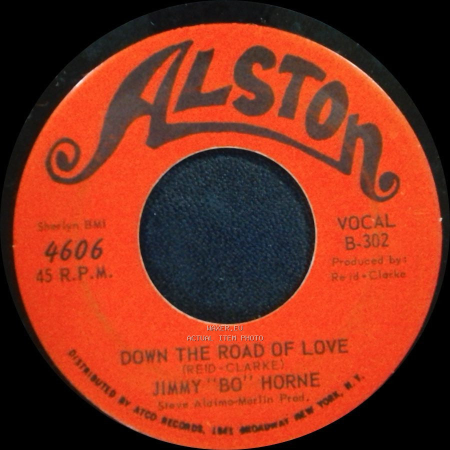 Jimmy "Bo" Horne - Clean Up Man / Down The Road Of Love side B