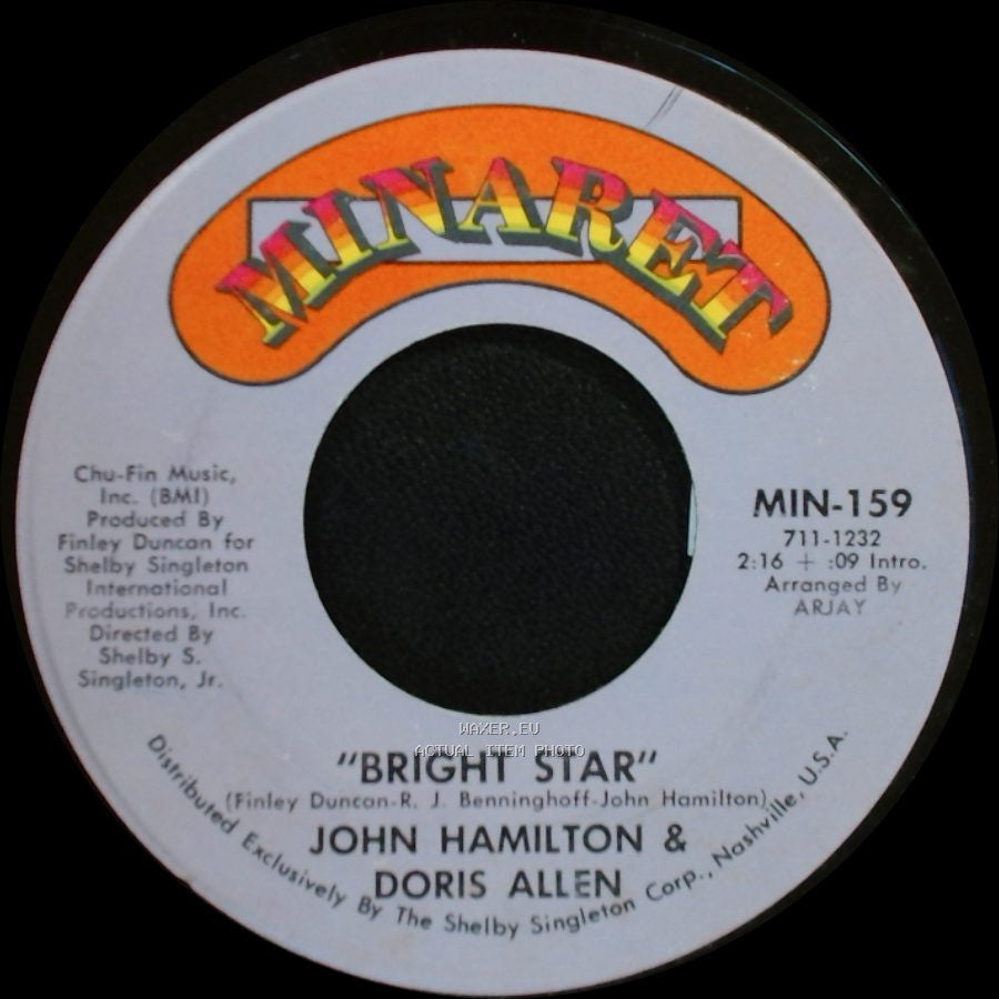 John Hamilton & Doris Allen - Bright Star / Them Changes side A