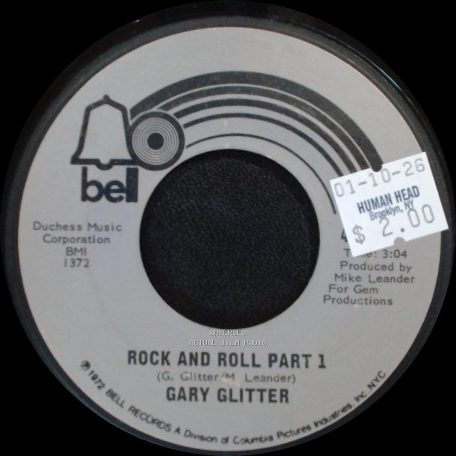 Gary Glitter - Rock And Roll Part 2 / Rock And Roll Part 1 side B