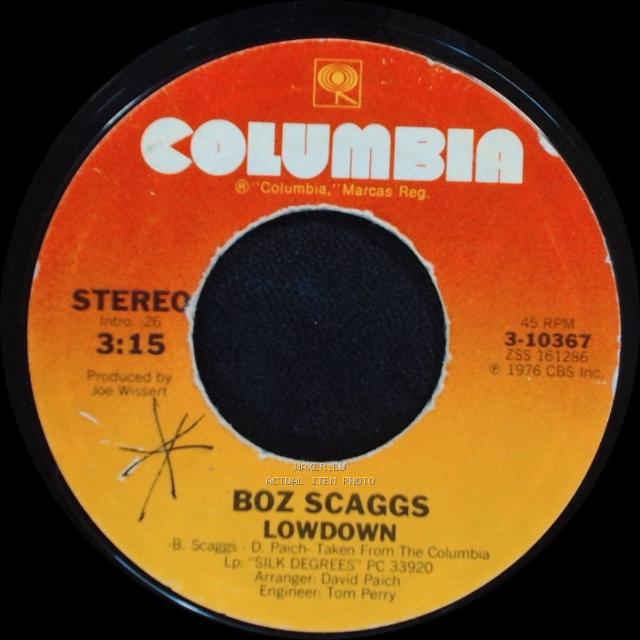 Boz Scaggs - Harbor Lights / Lowdown side B