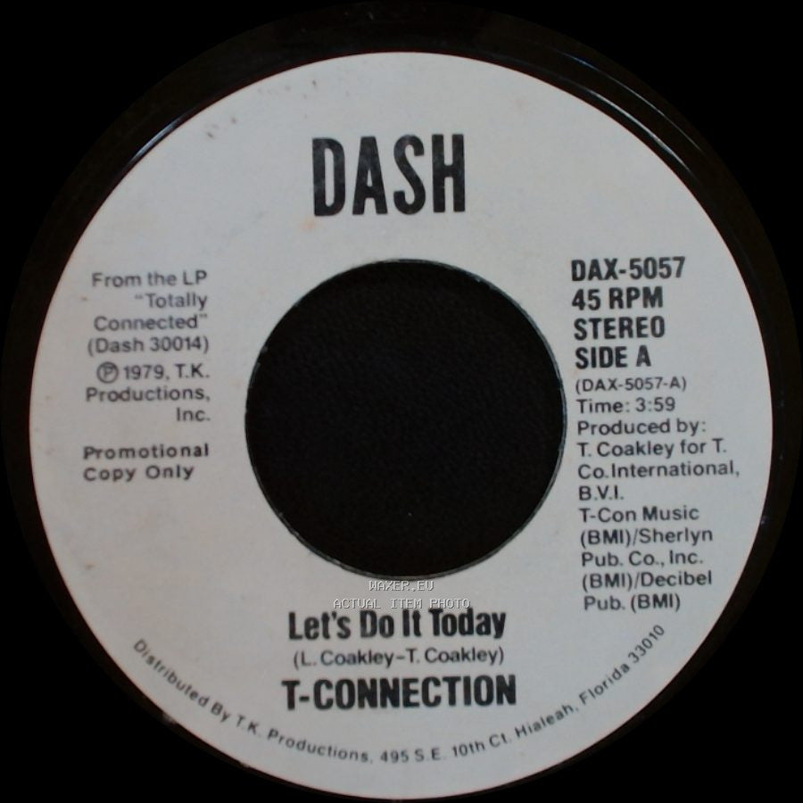 T-Connection - Let's Do It Today / Let's Do It Today side A