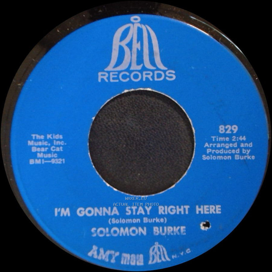 Solomon Burke - I'm Gonna Stay Right Here / The Generation Of Revelations side A