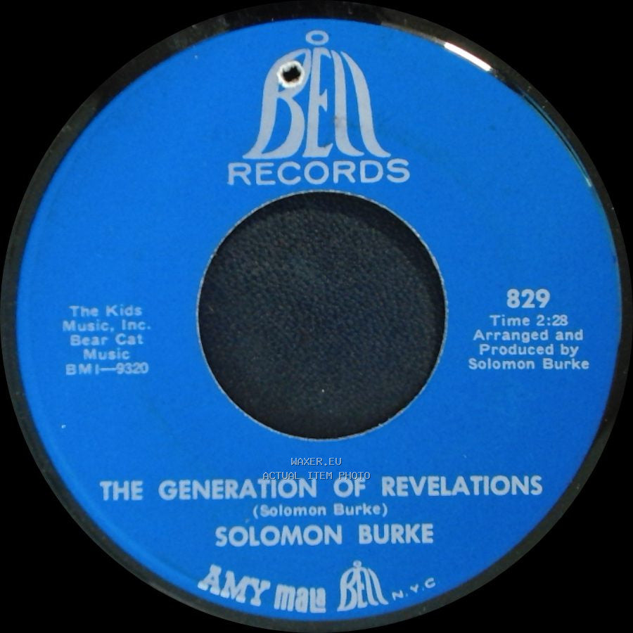 Solomon Burke - I'm Gonna Stay Right Here / The Generation Of Revelations side B