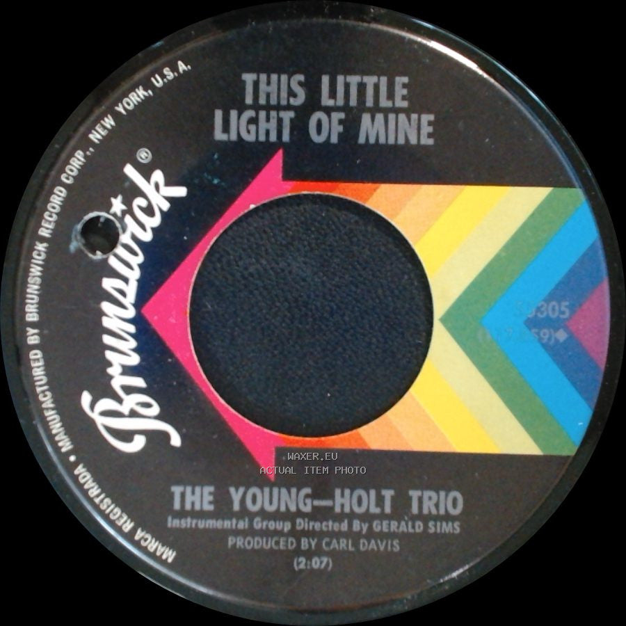 The Young-Holt Trio - Wack Wack / This Little Light Of Mine side B