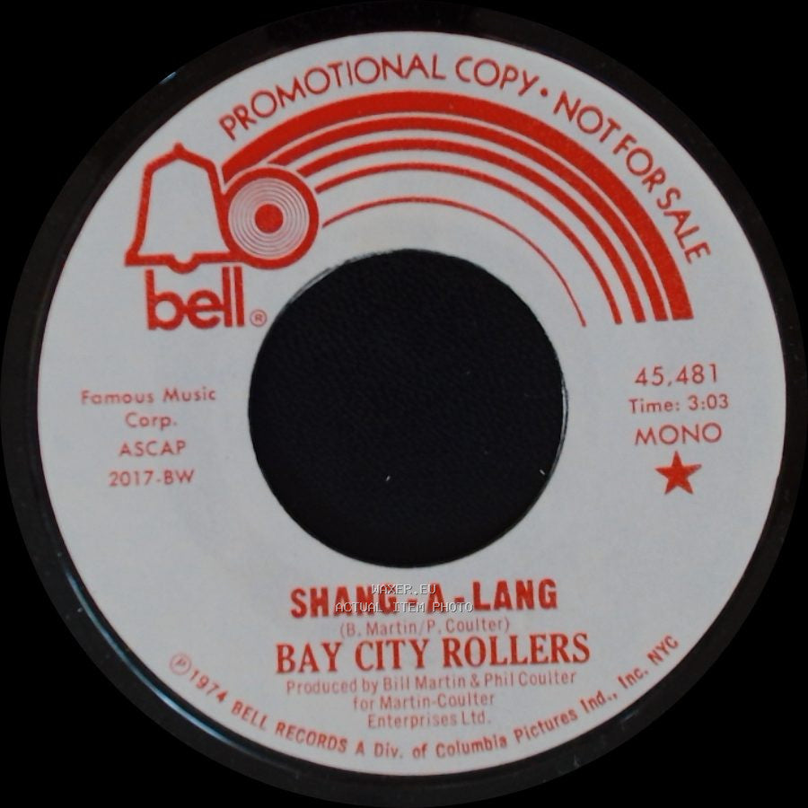 Bay City Rollers - Shang - A - Lang / Shang - A - Lang side A