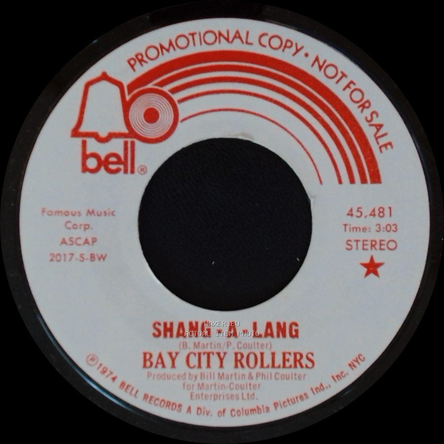 Bay City Rollers - Shang - A - Lang / Shang - A - Lang side B