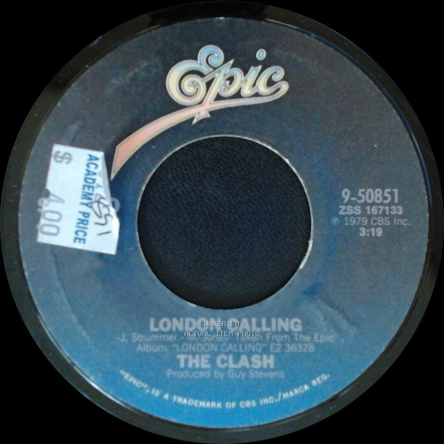 The Clash - London Calling / Train In Vain (Stand By Me) side A