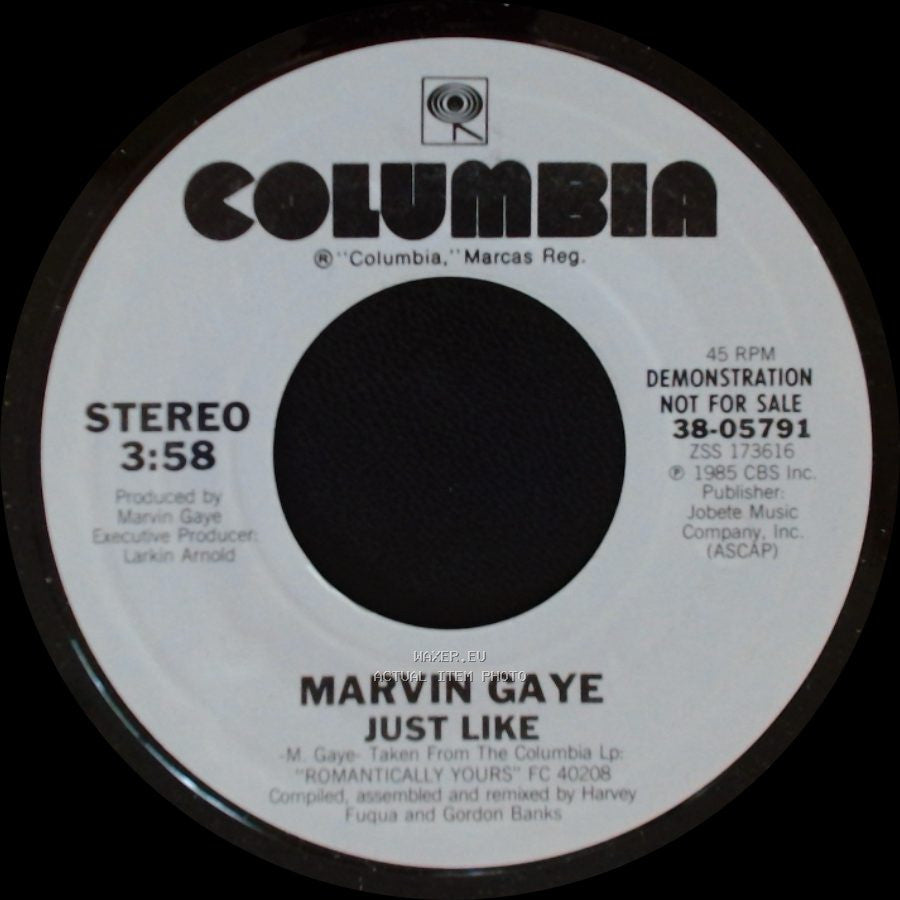 Marvin Gaye - Just Like / Just Like side A