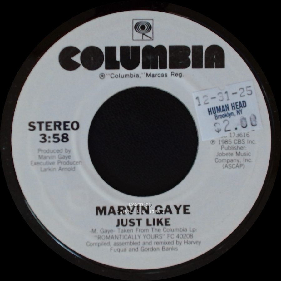 Marvin Gaye - Just Like / Just Like side B