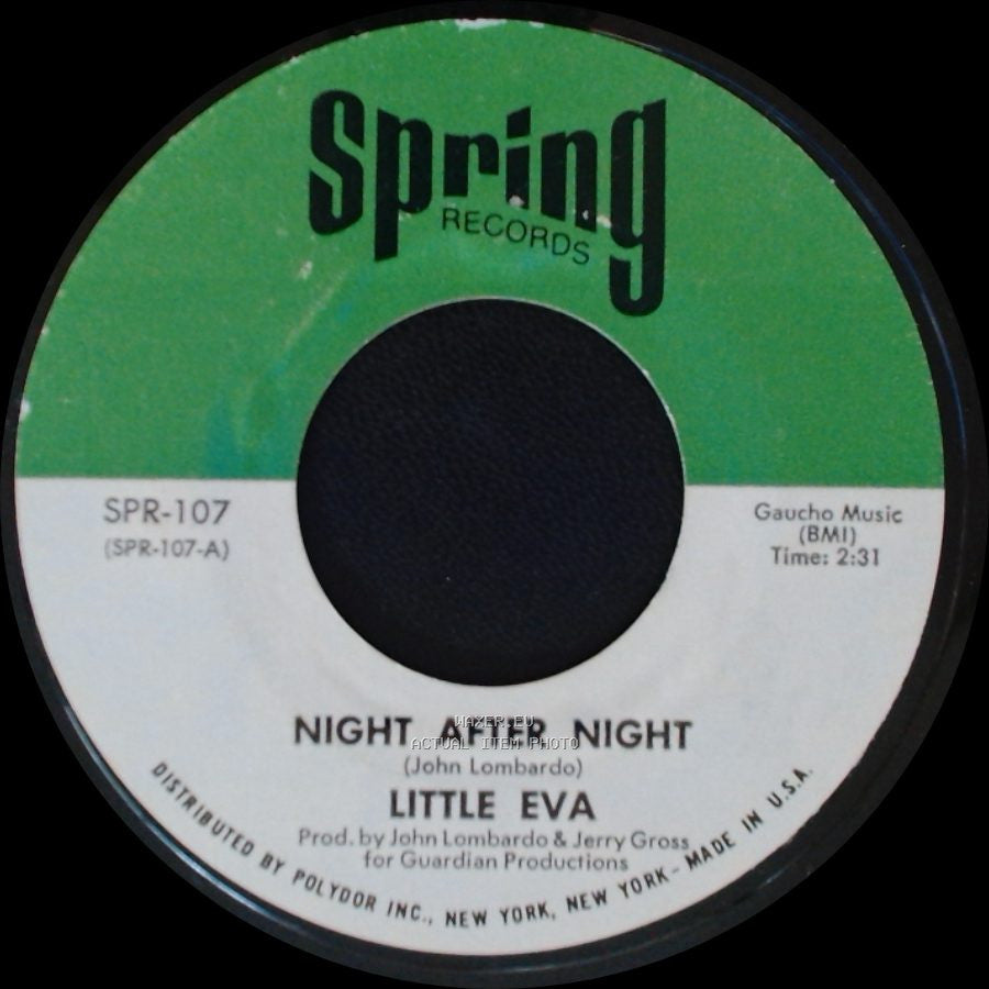 Little Eva - Something About You / Night After Night side B