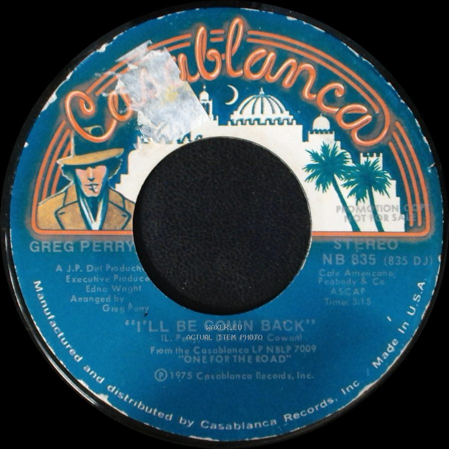 Greg Perry - I'll Be Comin Back / I'll Be Comin Back side A
