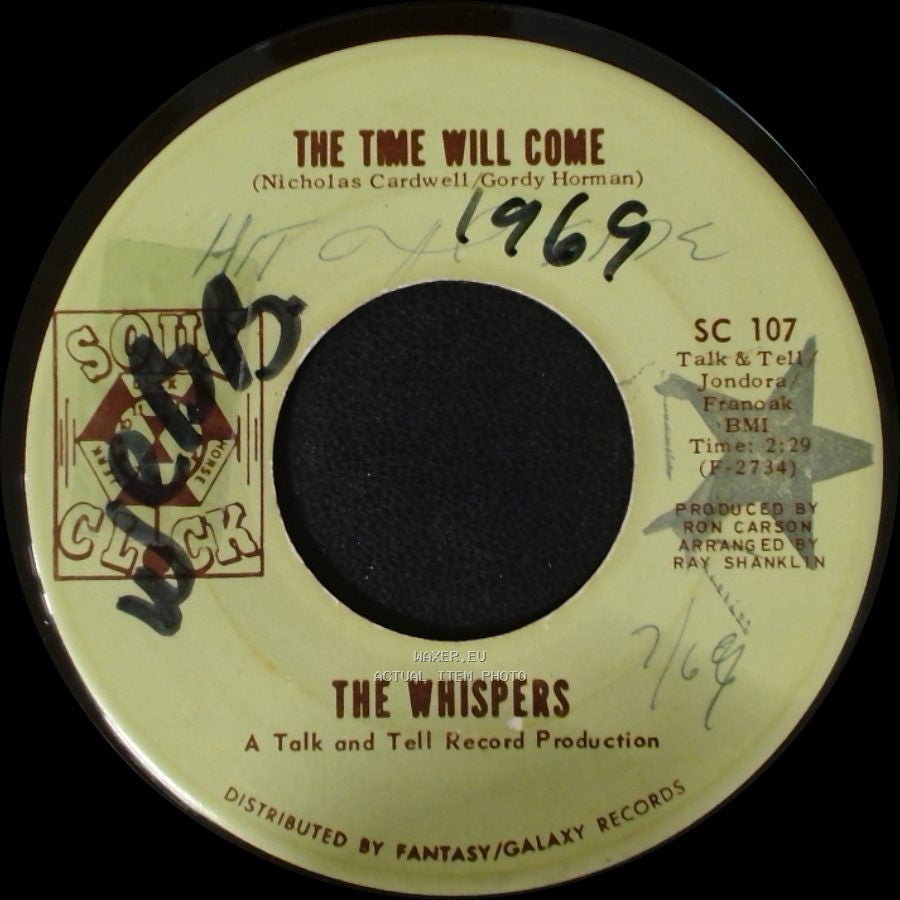 The Whispers - The Time Will Come / Flying High side A