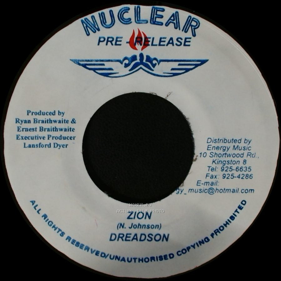 Dreadson / Luciano - Zion / Prophesy side A