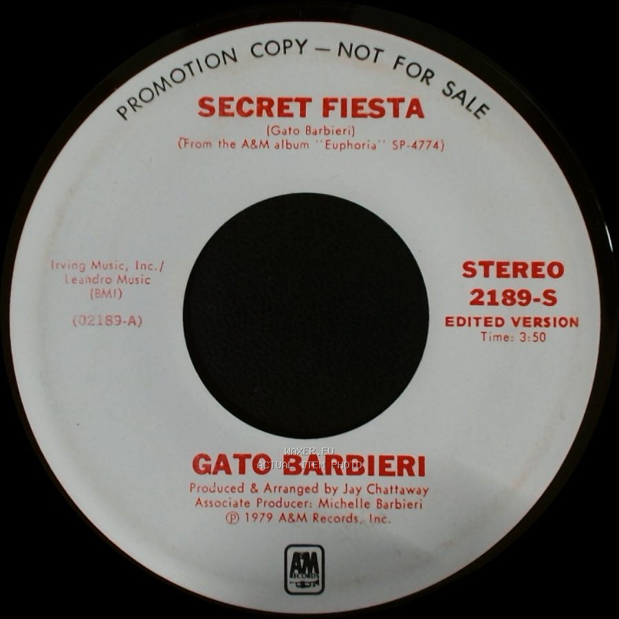 Gato Barbieri - Secret Fiesta / Sophia side A
