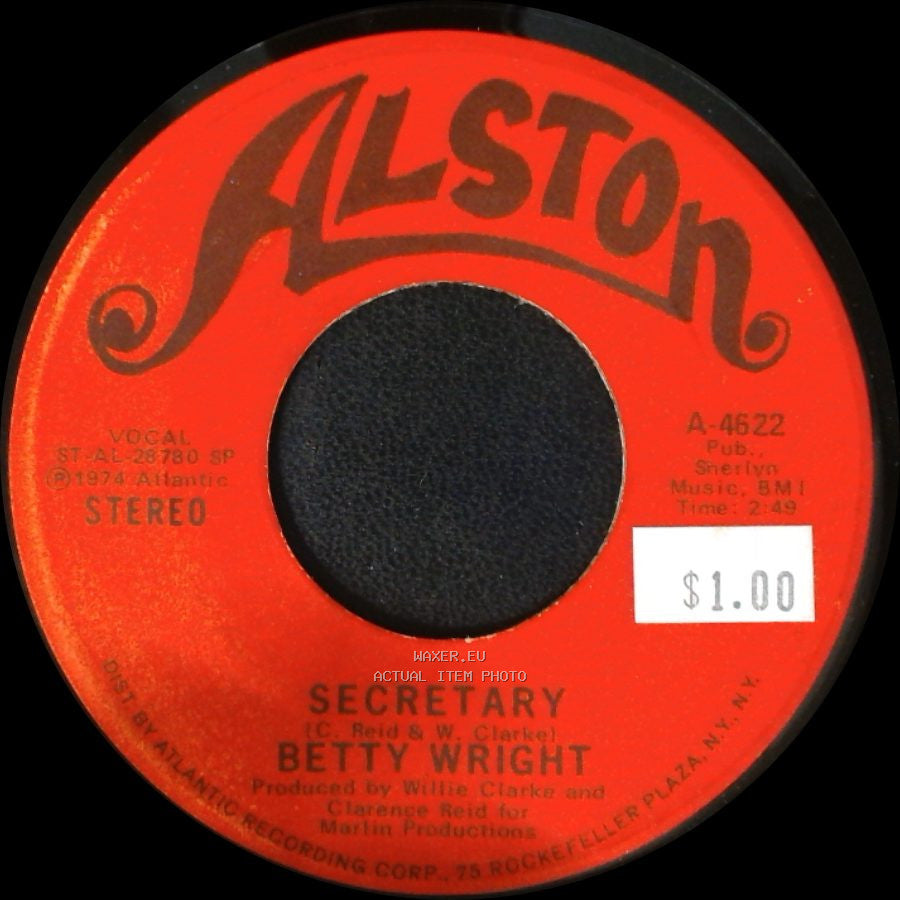 Betty Wright - Value Your Love / Secretary side B