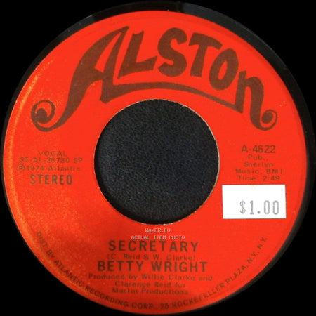 Betty Wright - Value Your Love / Secretary side B