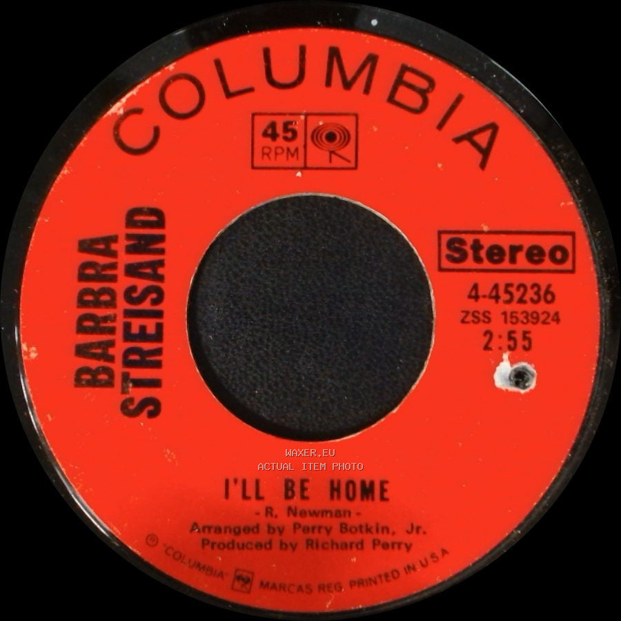 Barbra Streisand - I'll Be Home / Stoney End side A