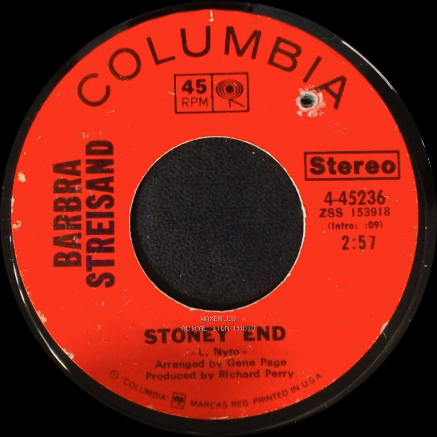 Barbra Streisand - I'll Be Home / Stoney End side B