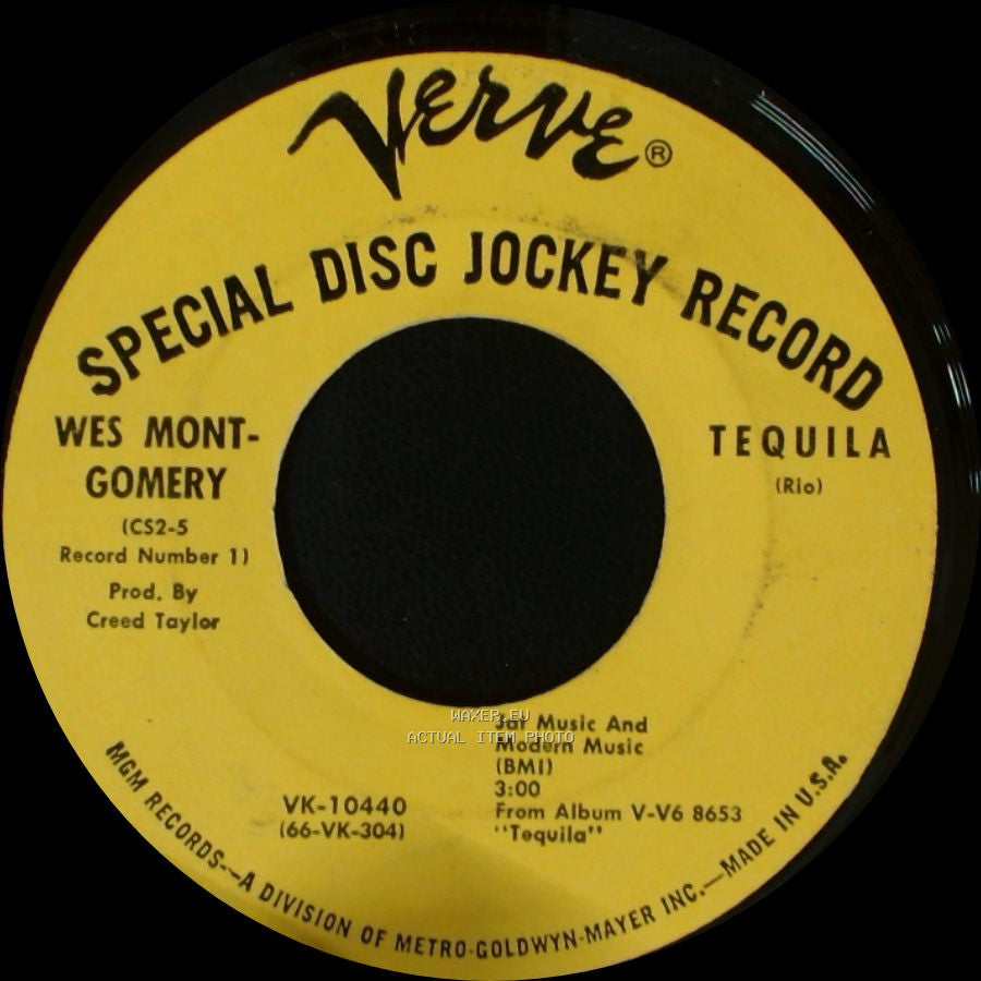 Wes Montgomery - Goin' Out Of My Head / Tequila side B
