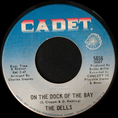The Dells - On The Dock Of The Bay / When I'm In Your Arms side A