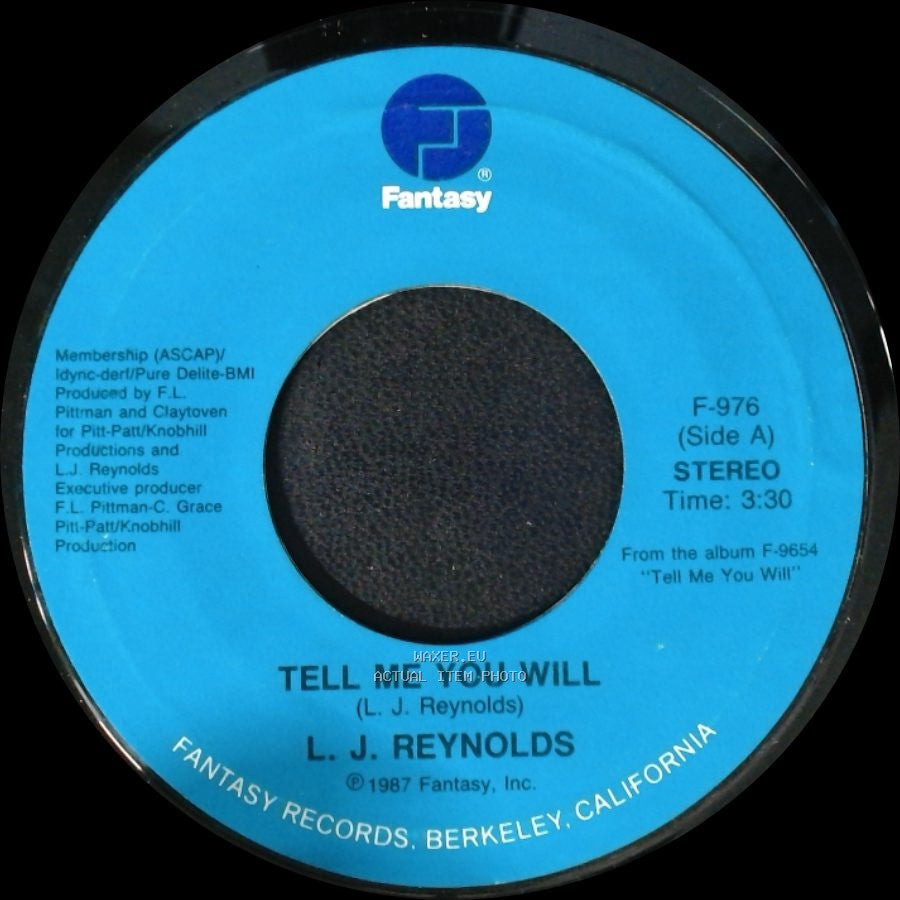 L. J. Reynolds - Tell Me You Will / Got To Give My Love side A